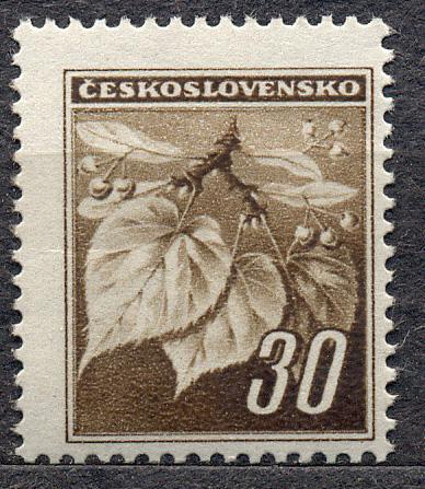 ЧССР 1945 г. стандарт Липы негашен**