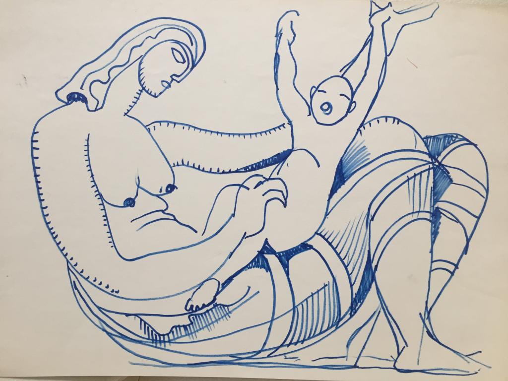 Лемпорт В.С. (1922-2001)  Мать и дитя