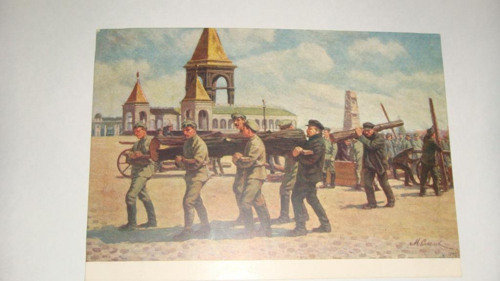 Ленин и бревно картина