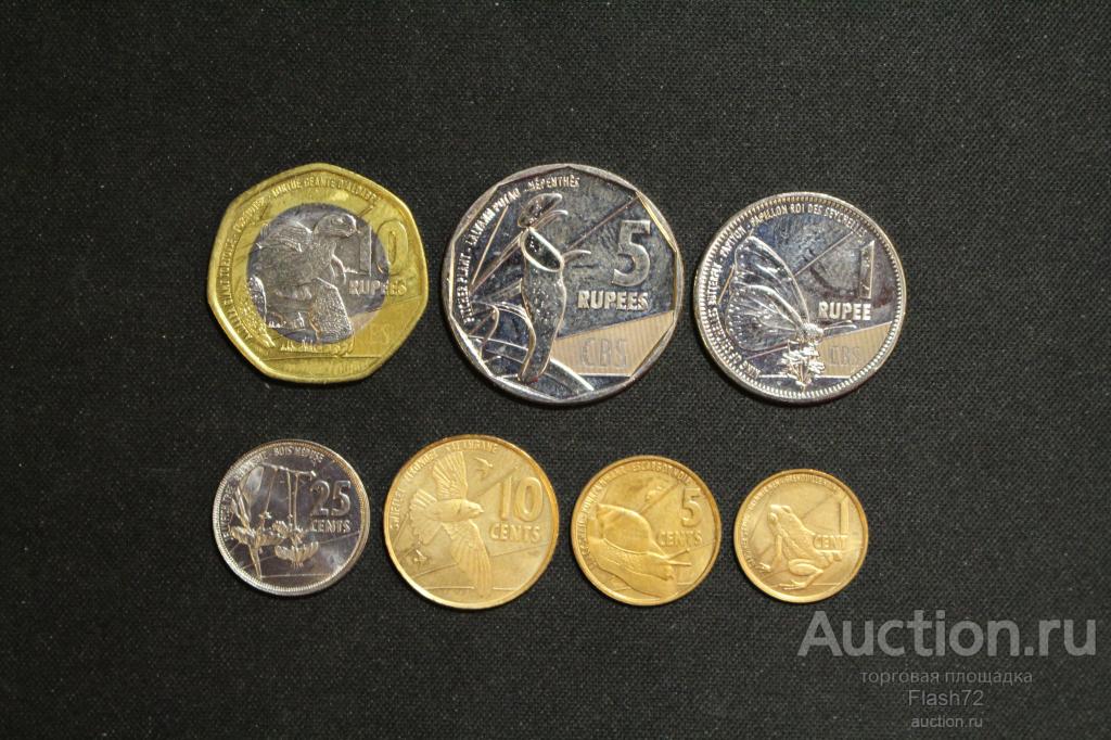 Набор монет 7 шт. 2016 год Сейшелы