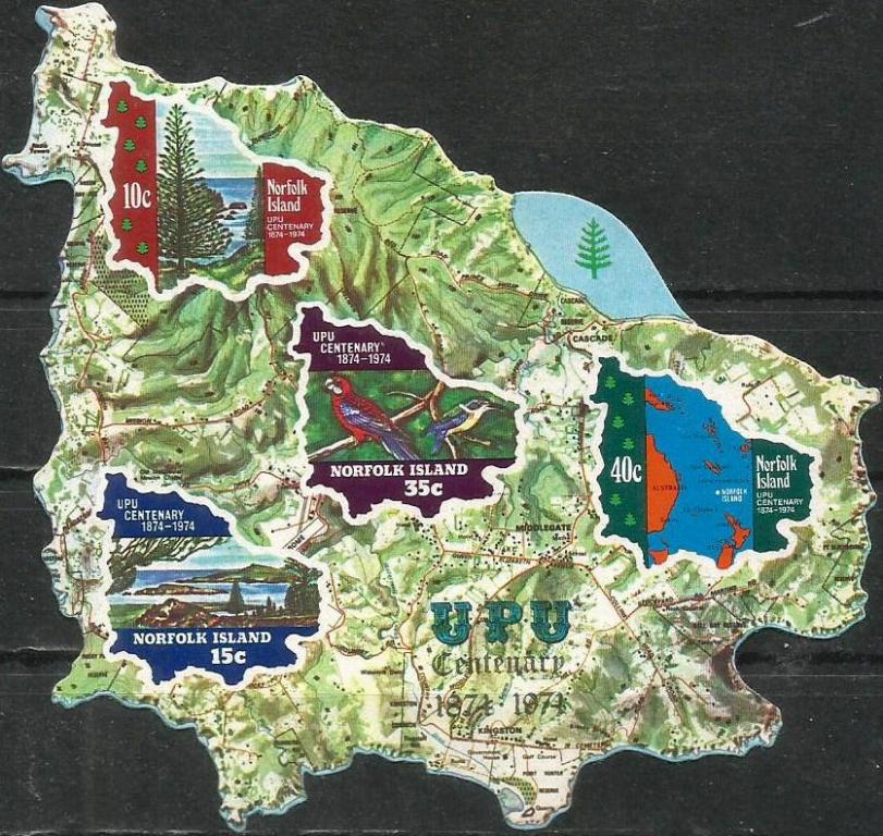 Карта 1974 года