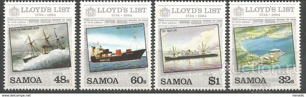 Самоа 1984  250 лет журналу