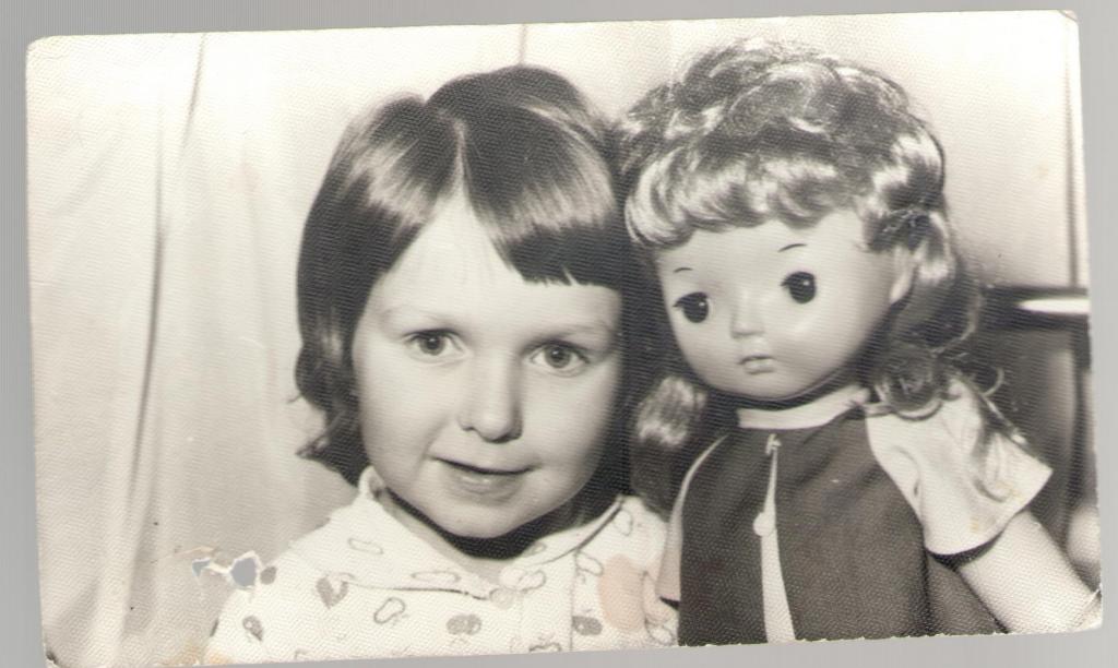 ФОТО СССР ДЕТИ КУКЛА ДЕВОЧКА