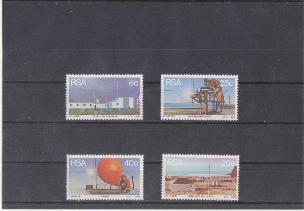 Ю. Африка 1983 г. Антарктика Метеостанции **