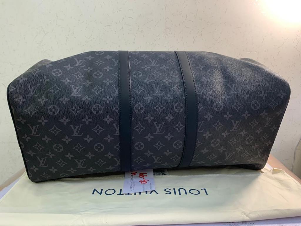 Дизайнерская сумка Louis Vuiton KEEPALL 60 графит