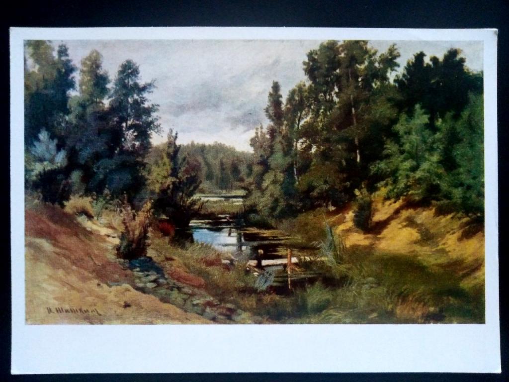 Живопись. 1968 Худ. Шишкин Лесная речка
