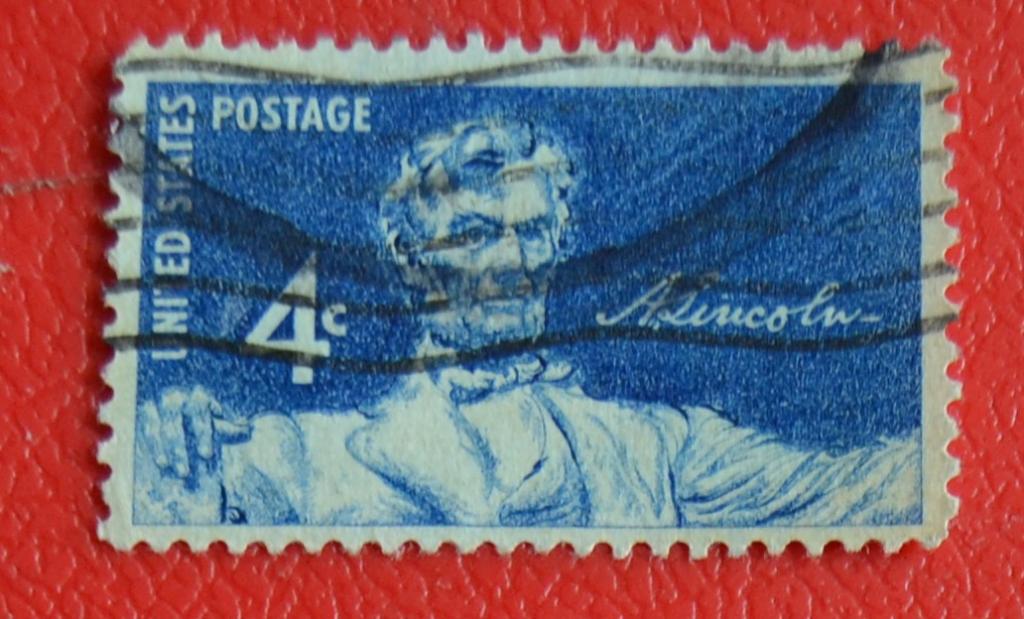 США 1959 год 150 лет Аврааму Линкольну. Sc# 1113. СТО