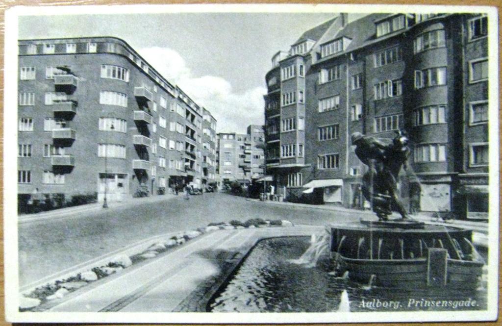 К11.111 AALBORG ОЛЬБОРГ ДАНИЯ П/П НАДПЕЧАТКА 1940