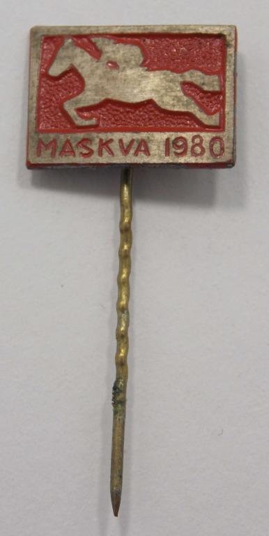 Значок Maskva 80. Конный спорт (014875)