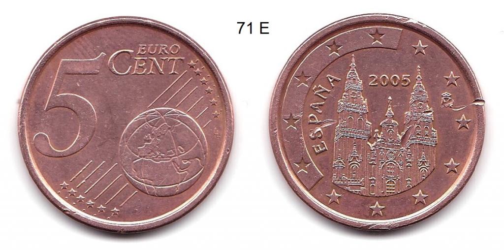 5 евроцентов. Испания. 2005 год.