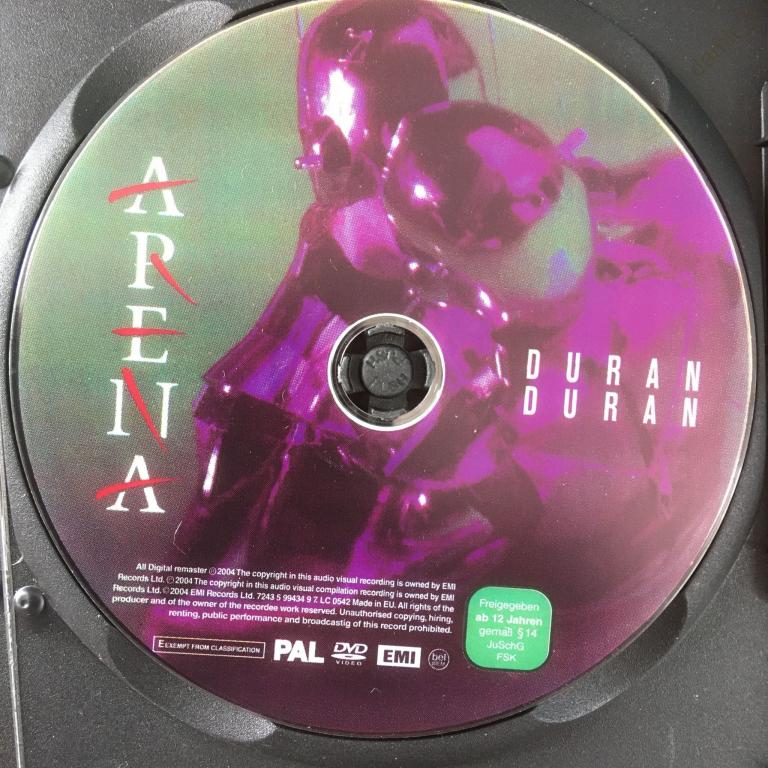 "Duran Duran" 2004 "Arena" (dvd)