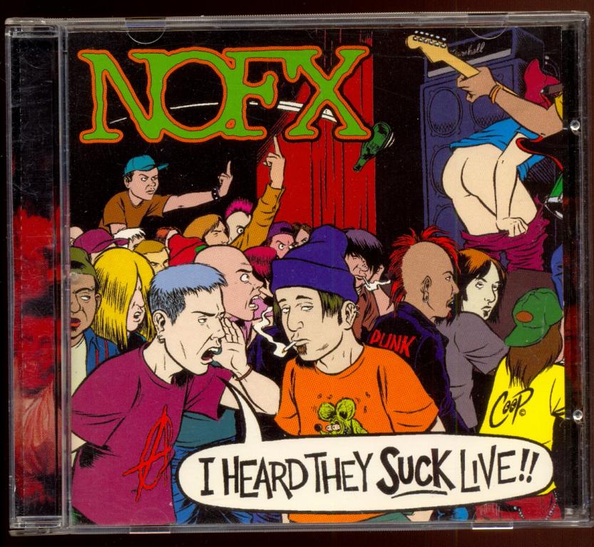 NOFX ‎– I Heard They Suck Live! 1995 made in USA  (Punk Rock)