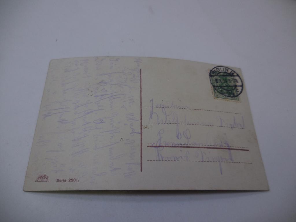 Фронтовая почтовая открытка, карточка, фото с 1 WK, ПМВ ...