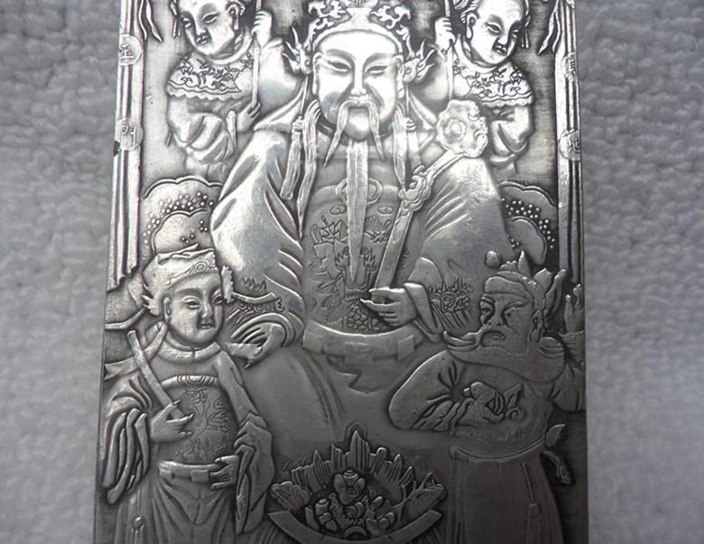 Танка Тибет древний Китай Богатство и Достаток тибетское серебро 