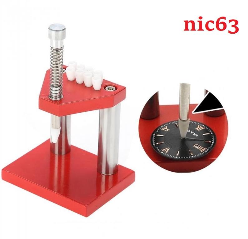 Инструмент часовой для установки стрелок с 8 насадками Потанс Пуансоны 