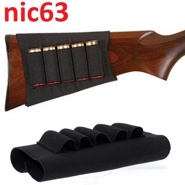 Держатель Патронташ на 5 патронов для приклада охотника