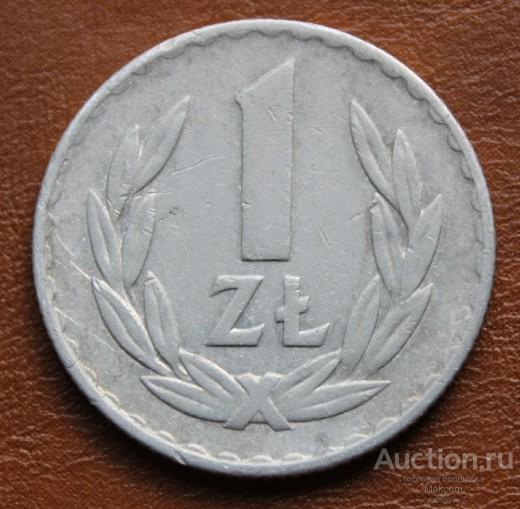 Польша 1 злотый .1975 г .