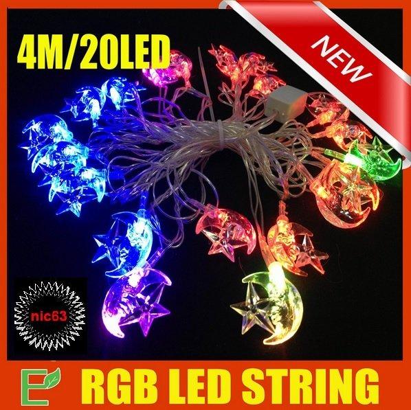 20 LED 4 метра ГИРЛЯНДА светодиодная  МЕСЯЦ новая 