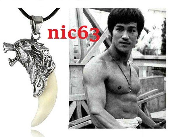 Клык волка кулон подвеска амулет Талисман Брюса Ли 