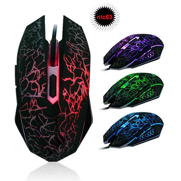 МЫШЬ ОПТИЧЕСКАЯ + LED СВЕТОДИОДНАЯ ПОДСВЕТКА новая 