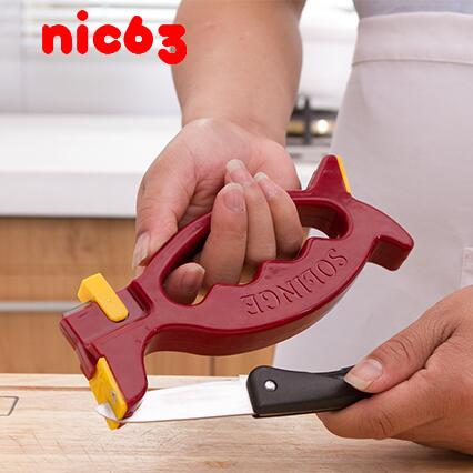 ТОЧИЛКА для НОЖЕЙ НОЖНИЦ ЗАТОЧКА точильные камни оселок с эргономичной ручкой 