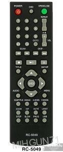 Пульт Д/У для MYSTERY DVD RC-5049