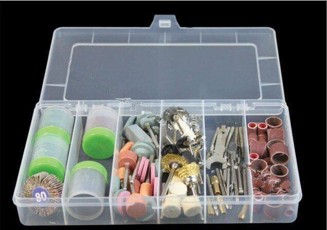 НАБОР КОМПЛЕКТ 161 АКСЕССУАРОВ в ПЛАСТИКОВОМ КЕЙСЕ ШЛИФОВКИ ГРАВИРОВКИ DREMEL 