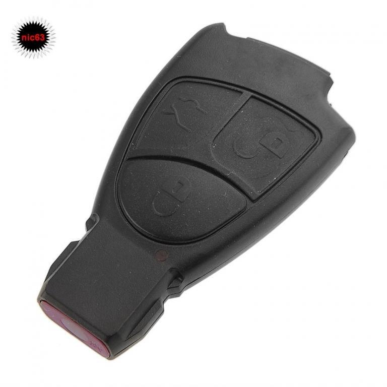 Корпус ключа заготовка MERCEDES BENZ  3 кнопки 