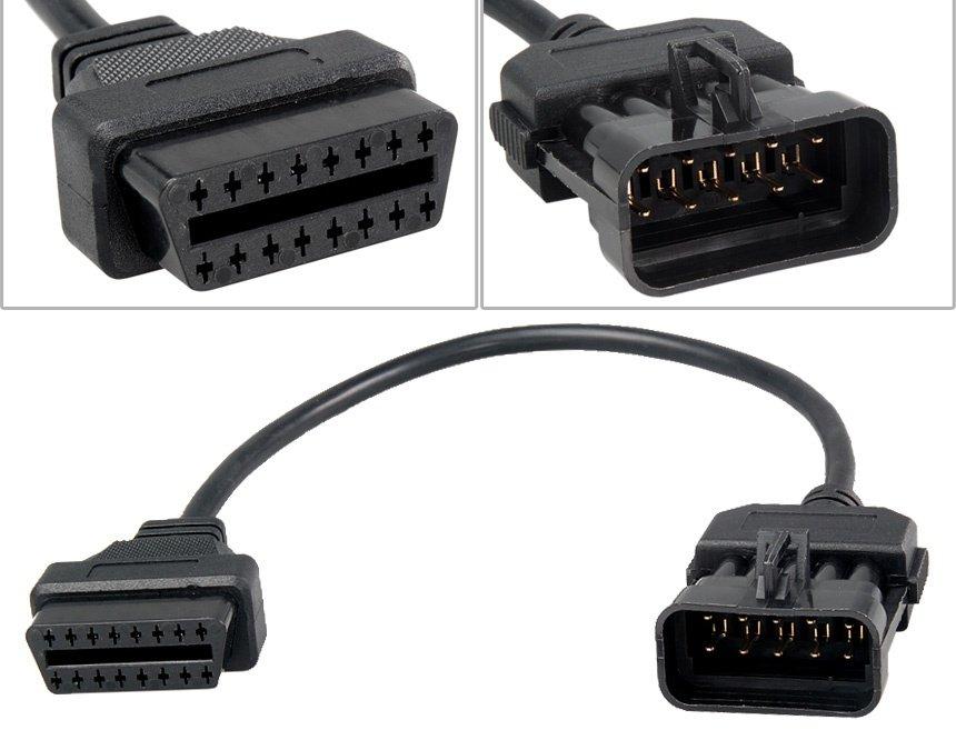 Диагностический кабель для авто OBD2 65B 