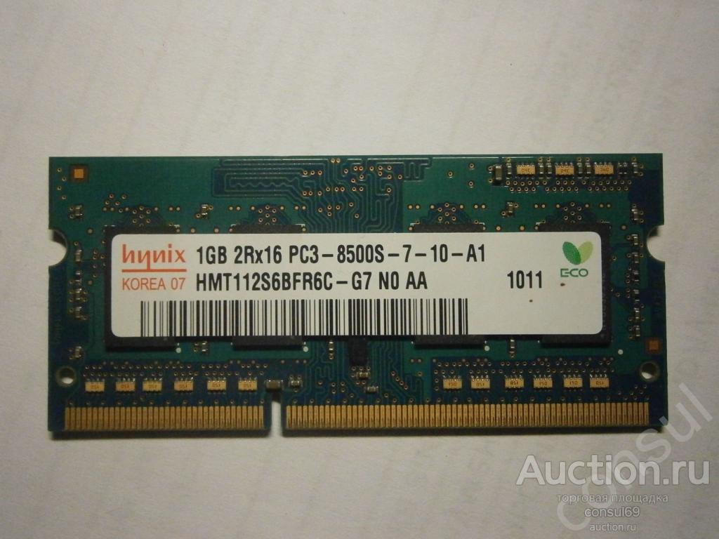 DDR3  1Gb PC-8500S  Hynix Original