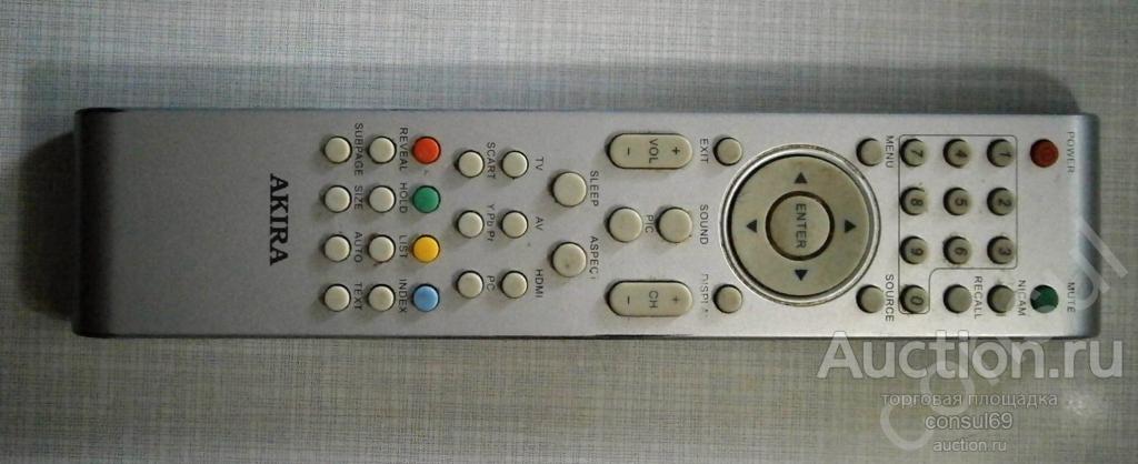 Пульт ДУ TV AKIRA TC1860F1 (RT3471) ORIGINAL