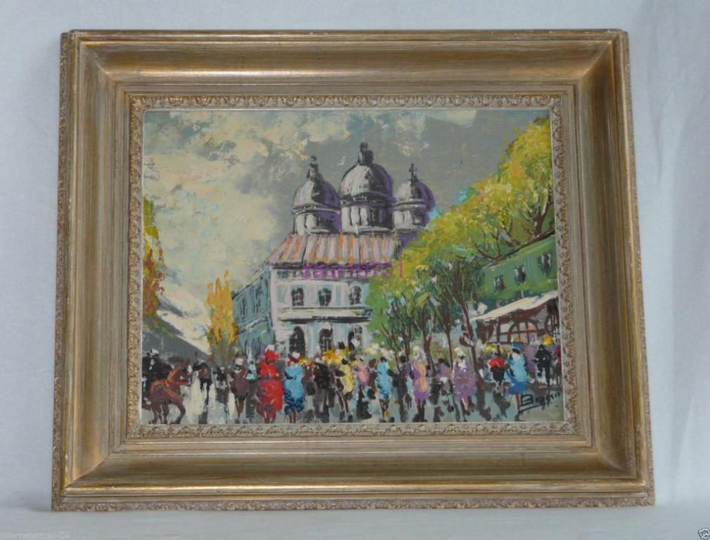СТАРИННАЯ КАРТИНА МАСЛОМ НА ХОЛСТЕ!ЕВРОПА!68 cm x 58 cm