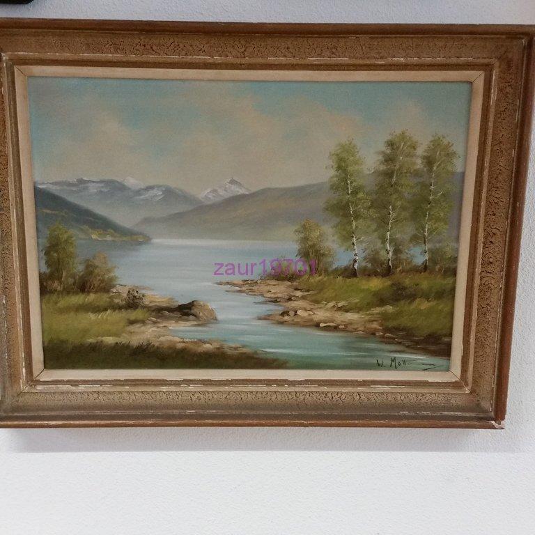 СТАРИННАЯ КАРТИНА МАСЛОМ на холсте!ЕВРОПА!80 x 60 cm
