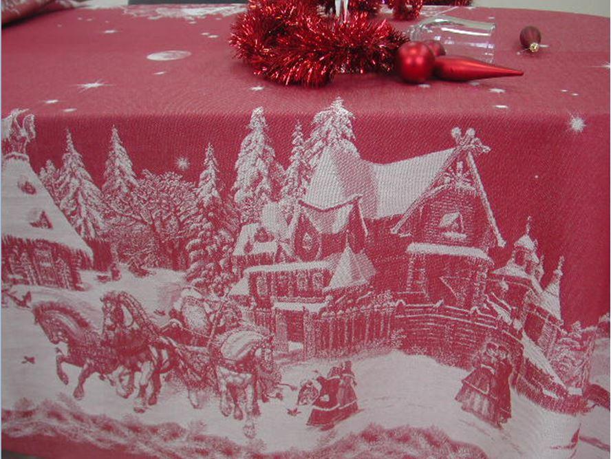 скатерть новогодняя жаккард. скатерть круглая яковлевский жаккард рождество. новогодняя скатерть жаккард. D 178 см. скатерть "christmas tree" avantis.