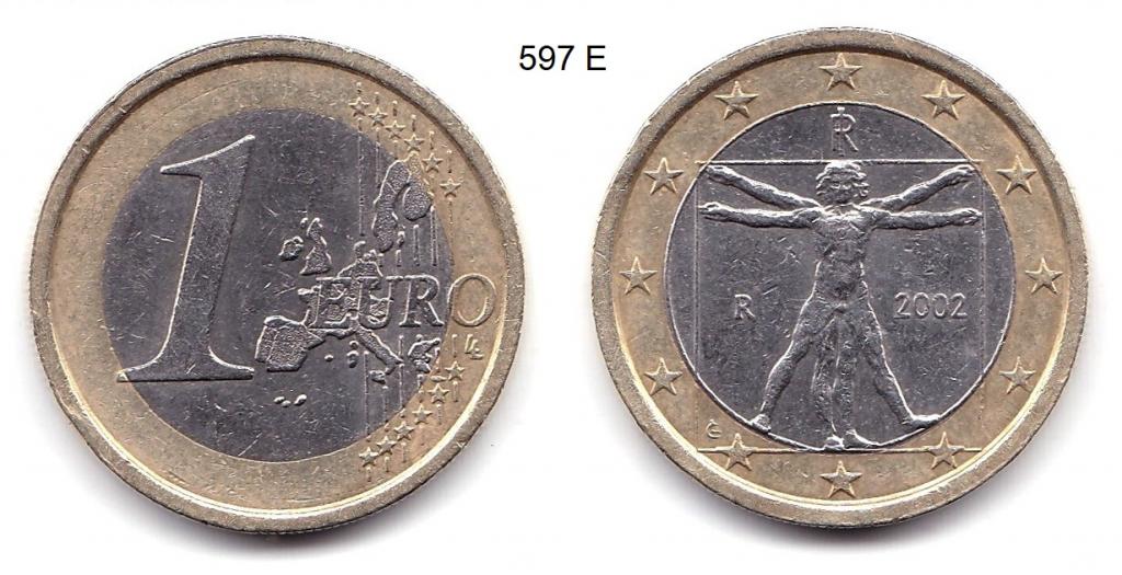1 евро. Италия. 2002 год.