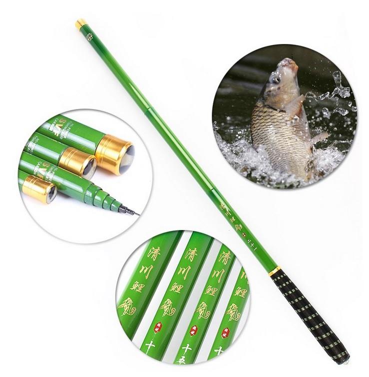 Удочка телескопическая карбоновая Goture 4,5 метра спининг 