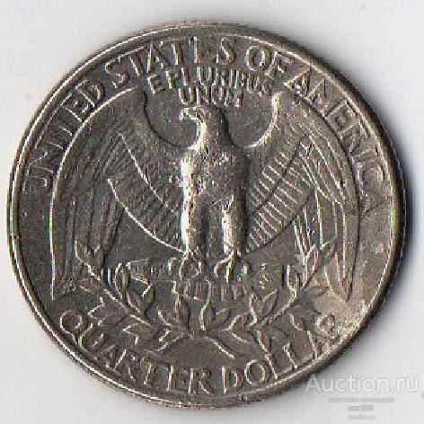 США 25 центов 1981 D