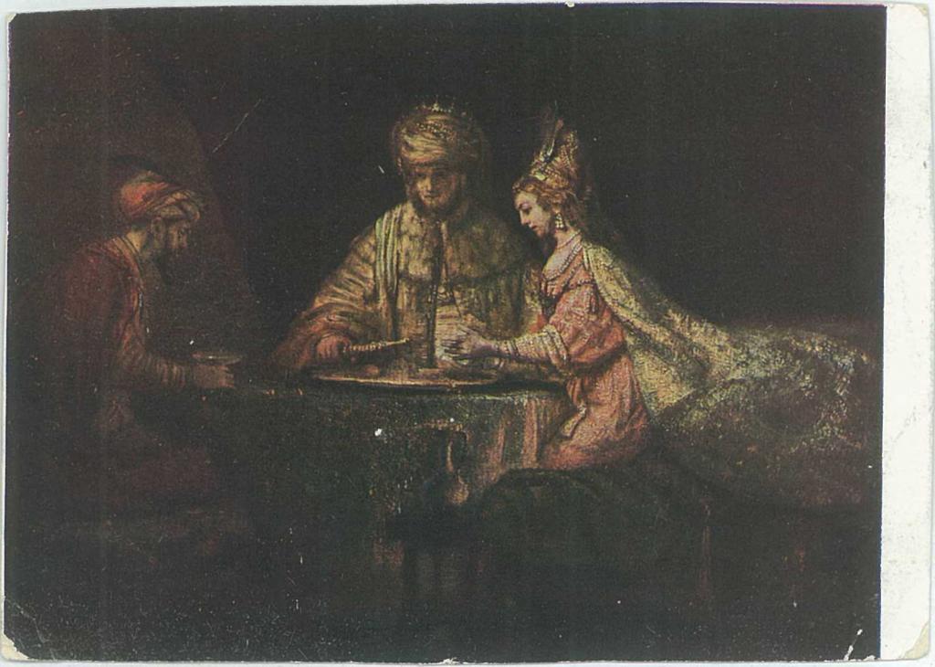 Аман и эсфирь картина