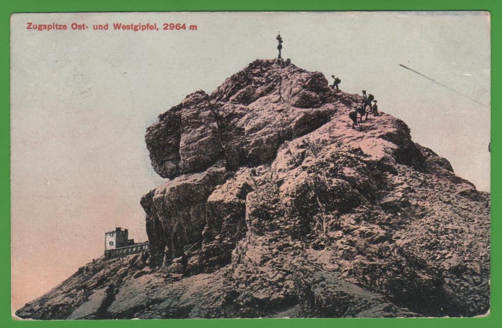 ГЕРМАНИЯ ГОРЫ ЭДЕЛЬВЕЙС 1910 ГОД СПЕЦГАШЕНИЕ