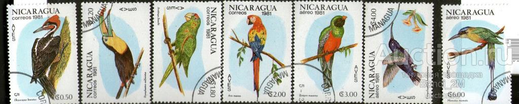 1981 Никарагуа. Фауна. Птицы.