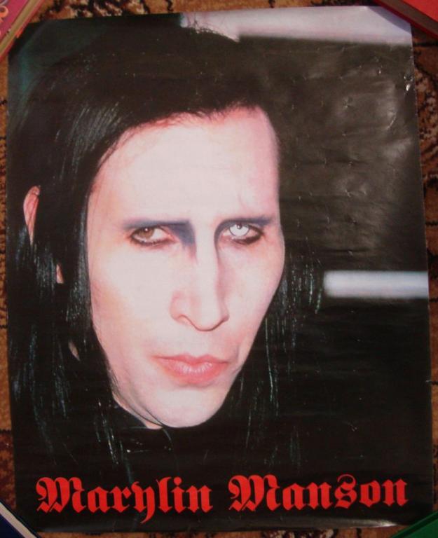 Плакат Marilyn Manson.