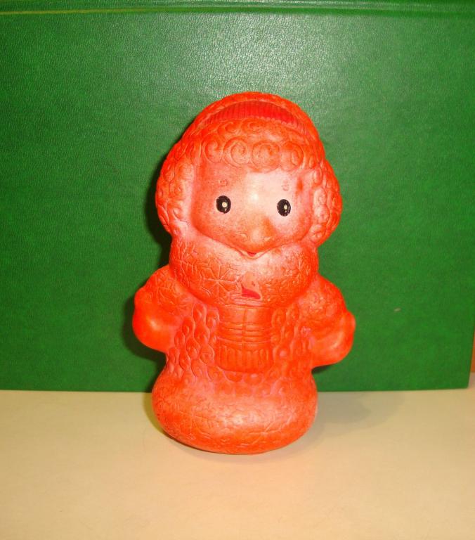 Игрушки СССР -  Резиновая игрушка Овечка.
