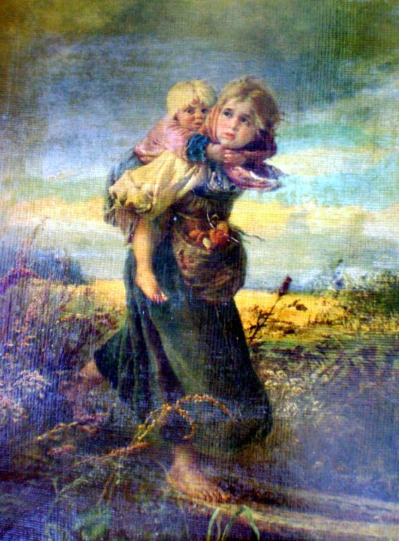 Картина девочка гроза