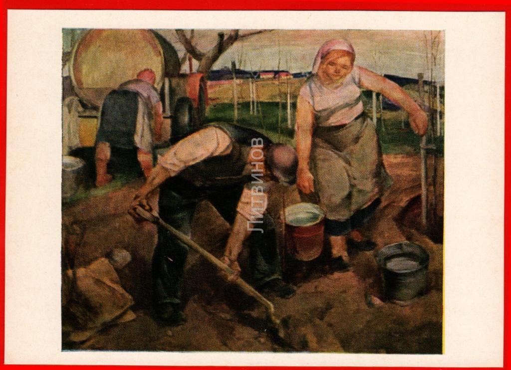 Рабочий и крестьянка картина