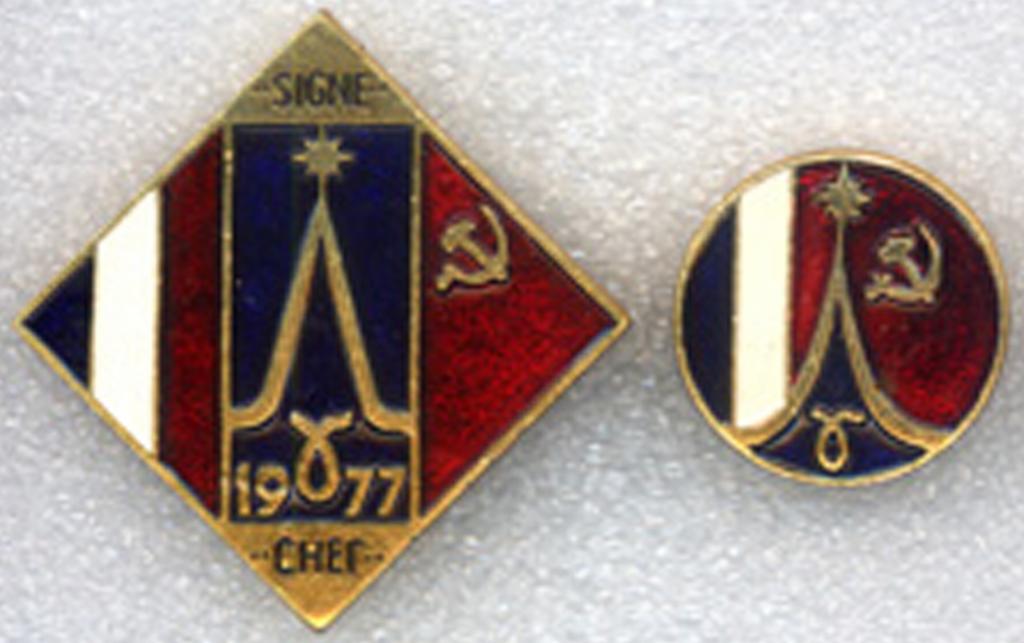 Интеркосмос * СССР - Франция * Спутник Снег * 1977 * Подборка (2 зн.)