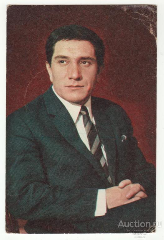 Фотография. Армен Джигарханян. Заслуженный артист Армянской ССР.1970г.  (6.223)