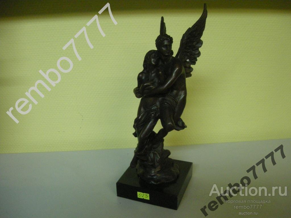 бог.богиня .амур.психея.бронза .европа.33см. 