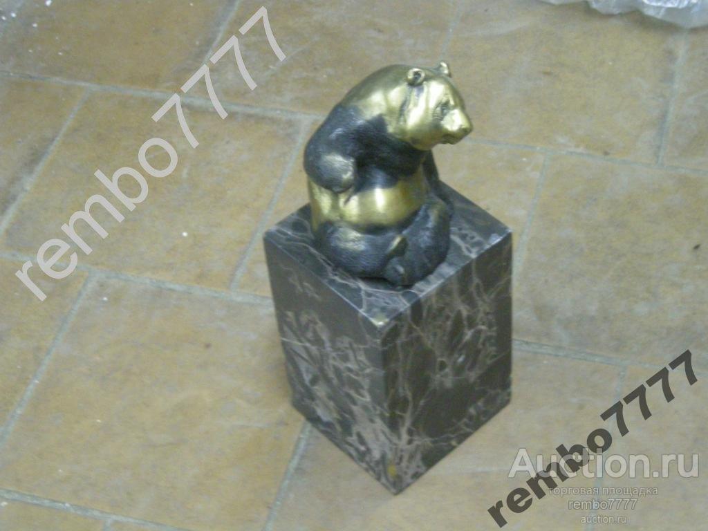 панда.бронза. 22см.европа. животное.медведь 