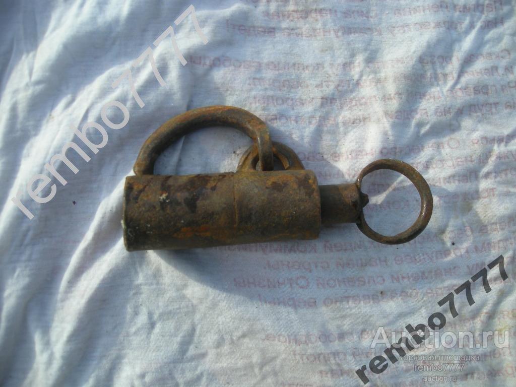 замок.винтовой. россия.13см.металл .родной ключ 