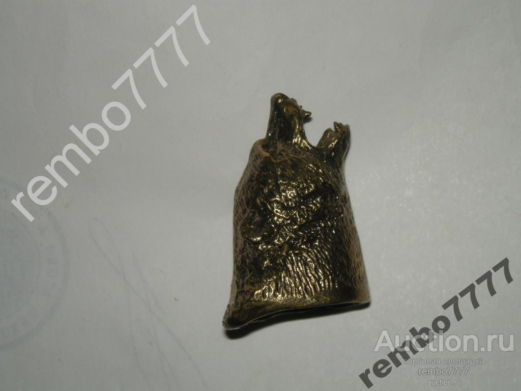 колокол.колокольчик .бронза.европа.5см.медведь 